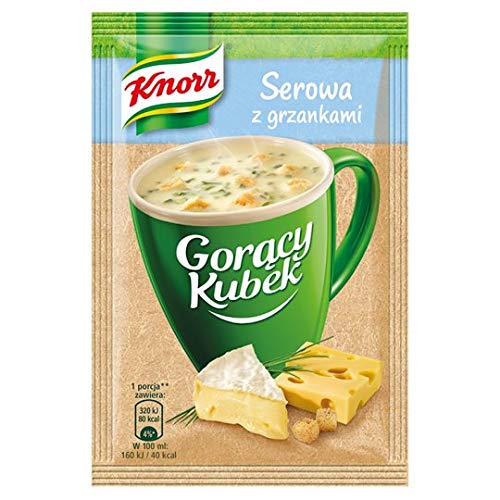 Knorr Goracy Kubek Serowa Z Grzankami Cheese Soup With Croutons Knorr Goracy Kubek Serowa Z Grzankami Cheese Soup With Croutons