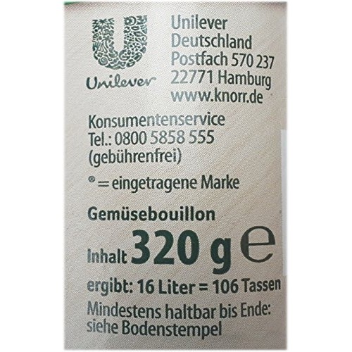 Knorr Instant Vegetable Bouillon Genuese Bouillon For 16 Liter