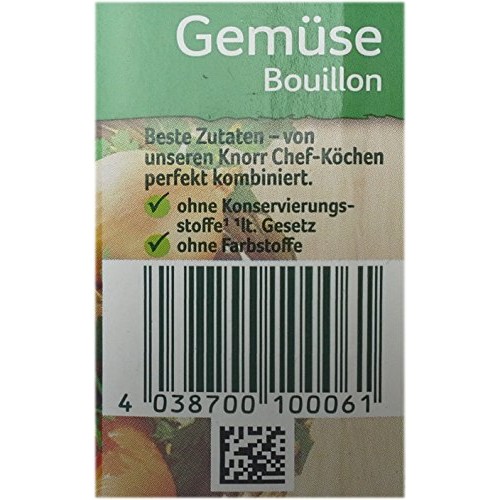 Knorr Instant Vegetable Bouillon Genuese Bouillon For 16 Liter