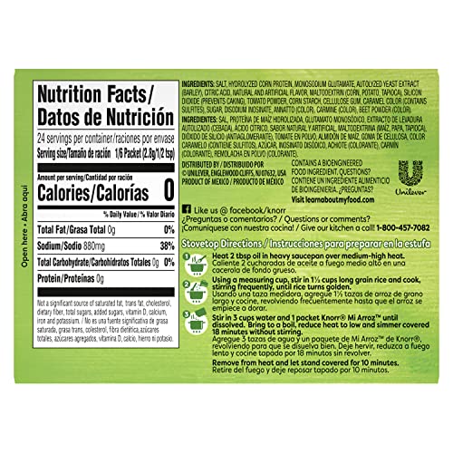 Knorr Mi Arroz Rice Seasoning Mix Add Authentic Flavor To Any Di