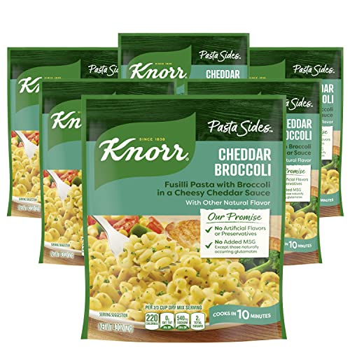 Knorr Pasta Sides Cheddar Broccoli, 4.3 Ounce Pack of 6
