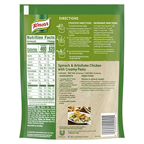 Knorr Pasta Sides, Parmesan, 4.3 Oz