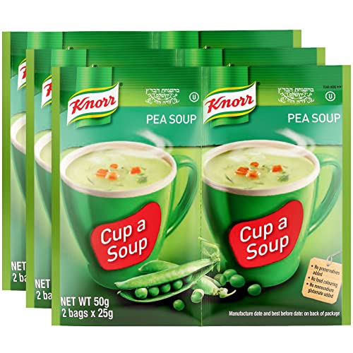 Knorr Pea Soup Mix 1.52oz 3x2 Packs for 6 Pouches Total| Delic...
