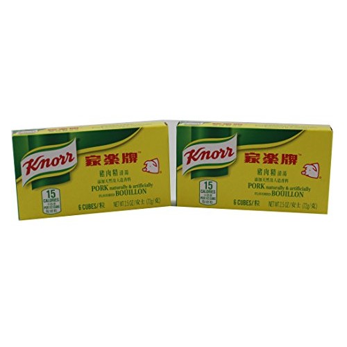 Knorr Pork Bouillon, 2.5 Oz Pack Of 2