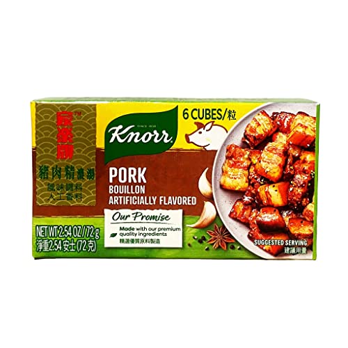 Knorr, Pork naturally& artificially flavored Bouillon,3 pack, 6 ...