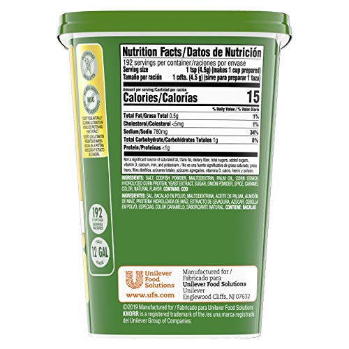 Knorr Professional Fish Bouillon Base Mix Gluten Free, No Added