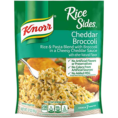 Knorr Rice Side Dish, Cheddar Broccoli, 5.7 Oz