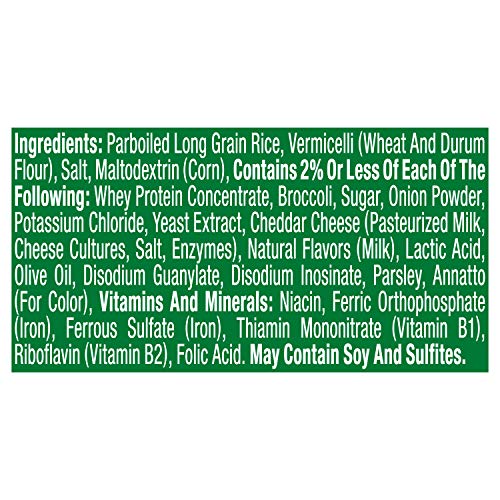 Knorr Rice Side Dish, Cheddar Broccoli, 5.7 Oz