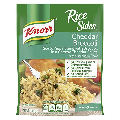 Knorr Rice Side Dish, Cheddar Broccoli, 5.7 Oz
