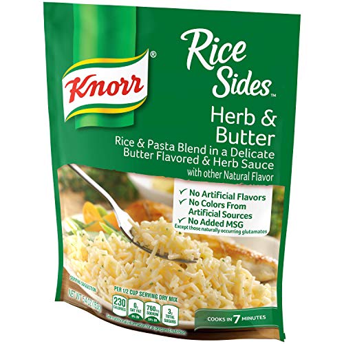 Knorr Rice Side Dish, Herb &Amp; Butter, 5.4 Oz, Pack Of 8 Knorr Rice Side Dish, Herb &Amp; Butter, 5.4 Oz, Pack Of 8