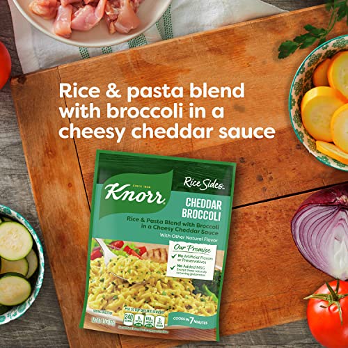 Knorr Rice Sides Cheddar Broccoli, 5.7 Ounce Pack of 6