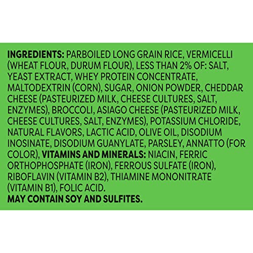 Knorr Rice Sides Cheddar Broccoli, 5.7 Ounce Pack of 6