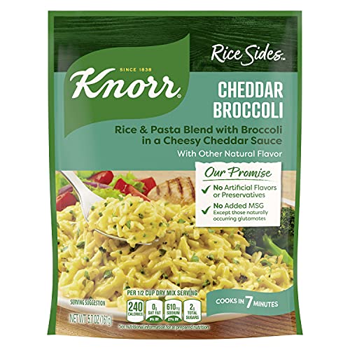 Knorr Rice Sides Cheddar Broccoli Rice For a Tasty Rice Side Dis...