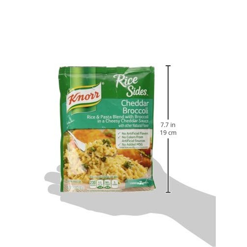 Knorr Rice Sides Dish, Cheddar Broccoli, 5.7 Oz, Pack Of 4