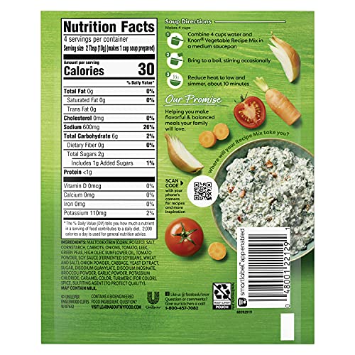 Knorr Recipe Mix, Vegetable, 1.4 Oz Pack Of 12