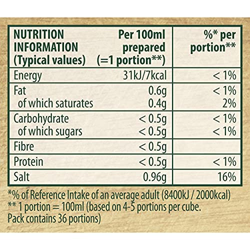 Knorr Vegetable Stock Cubes, 8 x 10g