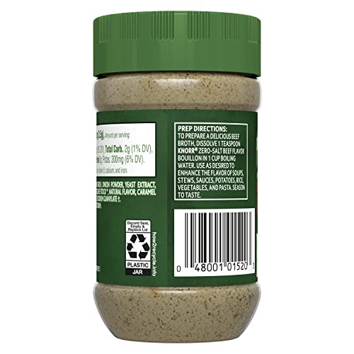 Knorr Zero Salt Powder Bouillon For Sauces, Gravies And Soups, N...