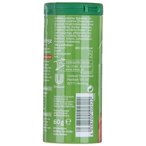 Italian Herbs Seasoning Mix Knorr Kräuterlinge - Italienische K