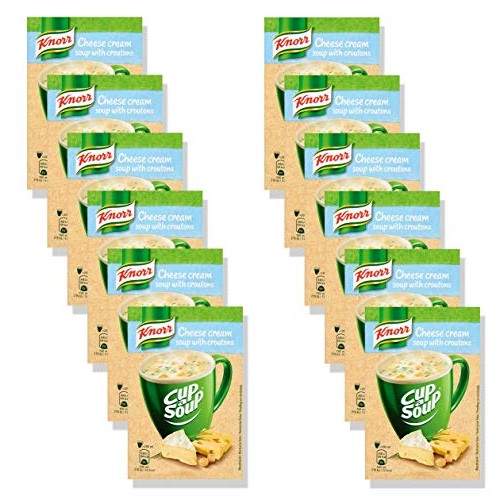 [Pack of 12] Knorr Delicious Instant Cheese Soup in a Cup