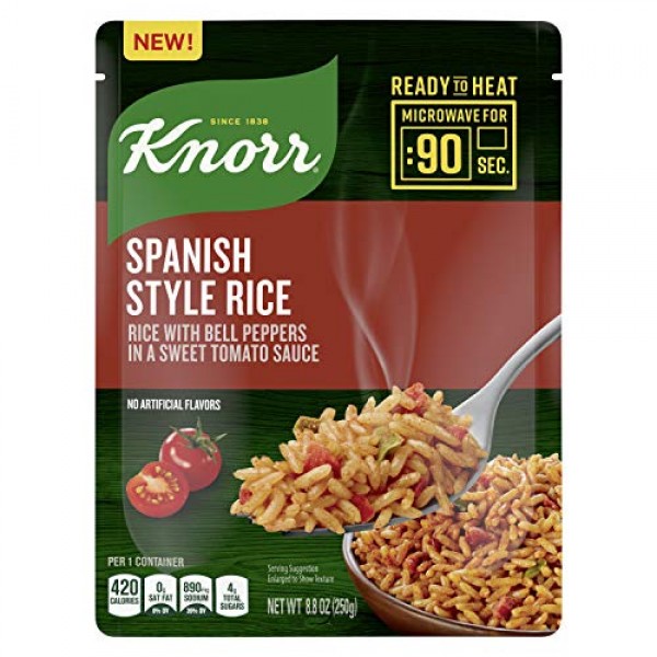 Knorr Ready to Heat Meal Maker for a quick and easy side Spanish...