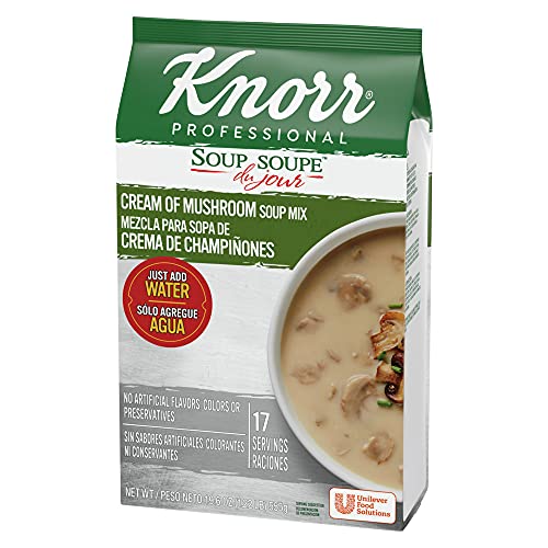 Knorr Soup Du Jour Mix Cream Of Mushroom 19.6 Oz, Pack Of 4