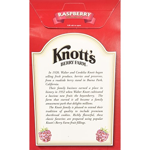 Knotts Berry Farm - Premium Raspberry Shortbread Cookies - 10Oz
