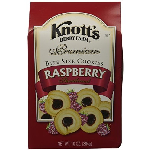 Knotts Berry Farm - Premium Raspberry Shortbread Cookies - 10Oz