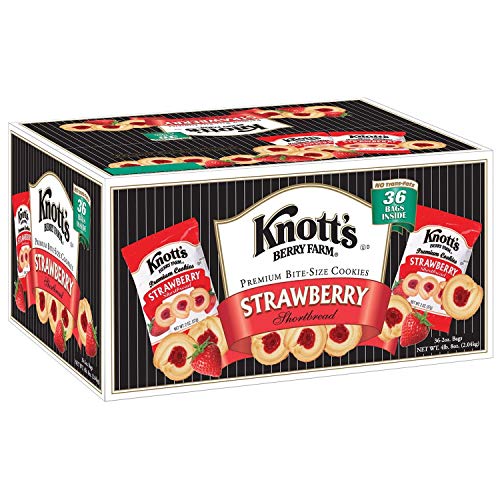 Knotts Berry Farm Strawberry Shortbread Cookies - 36 Ct.