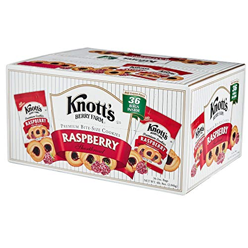 Knotts Berry Farm Rasberry Shortbread Cookies 2 Oz., 36 Pk.