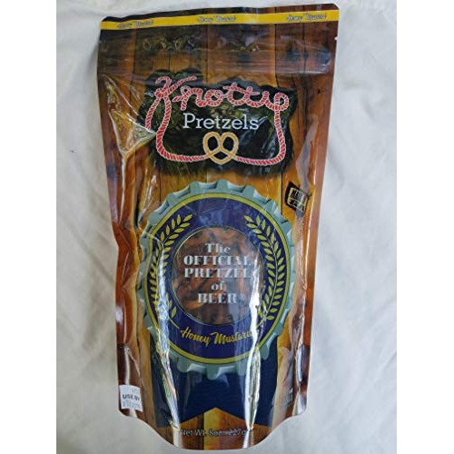 Knotty Pretzelsthe Official Pretzel Of Beer 8 Oz -Pack Of 6-