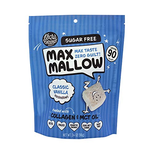 Know Brainer Max Mallow Classic Vanilla | Guilt-Free &Amp; Zero Suga