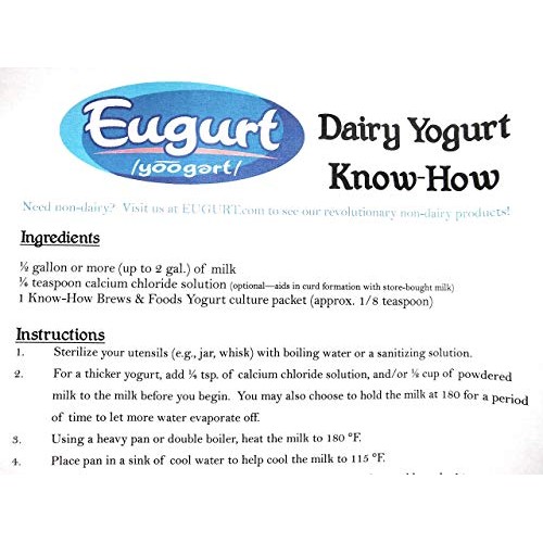 Greek Traditional Yogurt Kit Basic - W/ Cheesecloth And 1 Oz.