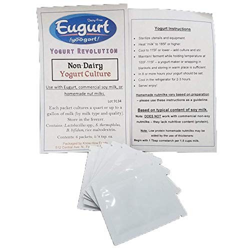 Greek Non-Dairy Yogurt Kit Culture And Cheesecloth - For Use W