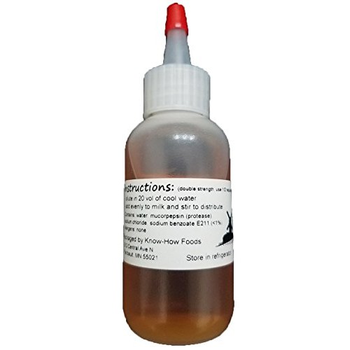 Liquid Vegetable Rennet 2X, Double Strength 2 Oz.