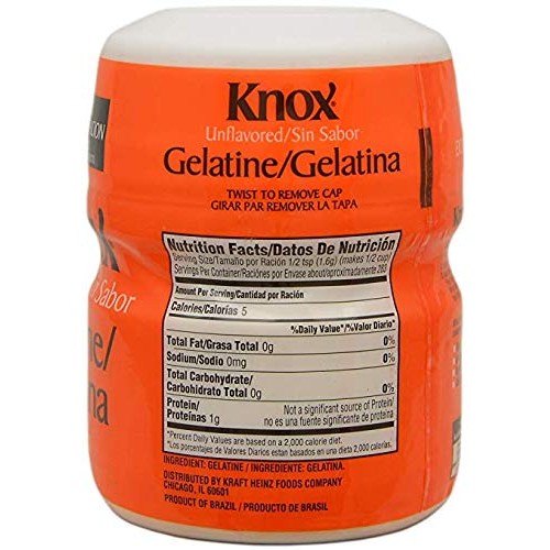 Unflavored Gelatin - 1 Lb Pack Of 3