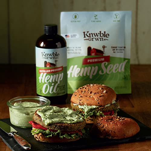 Knwble Grwn Pure Hemp Seed Oil, Expeller Pressed, Plant-Based, V