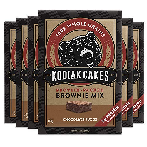 Kodiak Cakes Chocolate Fudge Brownie Mix, 14.8 Ounce Boxes Pack