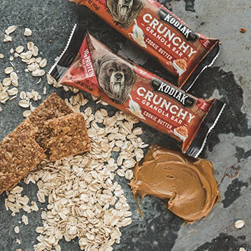 Kodiak Cakes Crunchy Granola Snack Bars, Cookie Butter, High Pro...