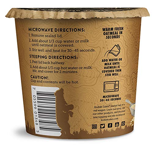 Kodiak Cakes Instant Protein Peanut Butter Chocolate Chip Oatmea