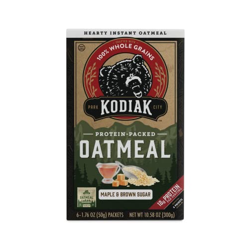 Kodiak Cakes Maple &Amp; Brown Sugar Oatmeal Packets Pack Of 6