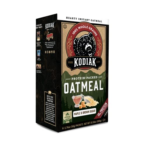 Kodiak Cakes Maple &Amp; Brown Sugar Oatmeal Packets Pack Of 6