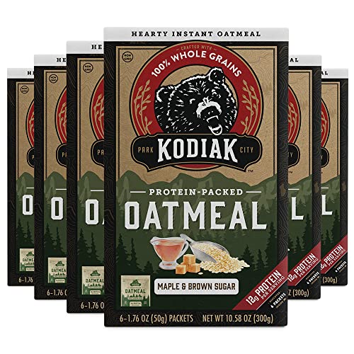 Kodiak Cakes Maple &Amp; Brown Sugar Oatmeal Packets Pack Of 6