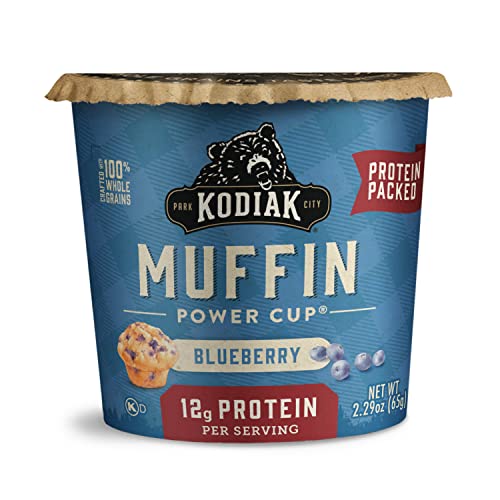 Kodiak Cakes Minute Muffins, Mountain Blueberry, 2.29 Ounce Pac