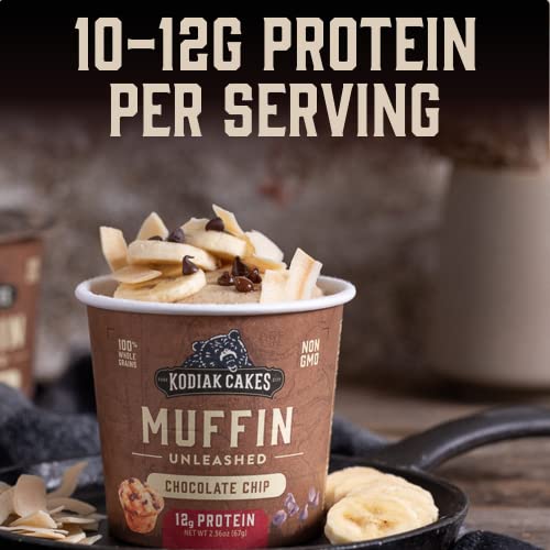 Kodiak Cakes Minute Chocolate Muffins - 100% Whole Grain, High P...