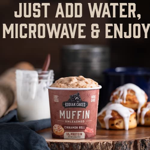 Kodiak Cakes Minute Chocolate Muffins - 100% Whole Grain, High P...