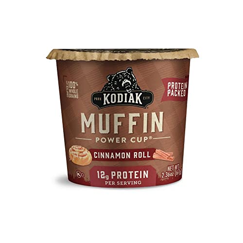 Kodiak Cakes Minute Muffin Cup Variety Pack - 100% Whole Grains,...