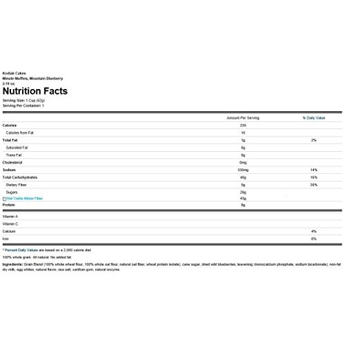 Kodiak Cakes Minute Muffins, 2Oz