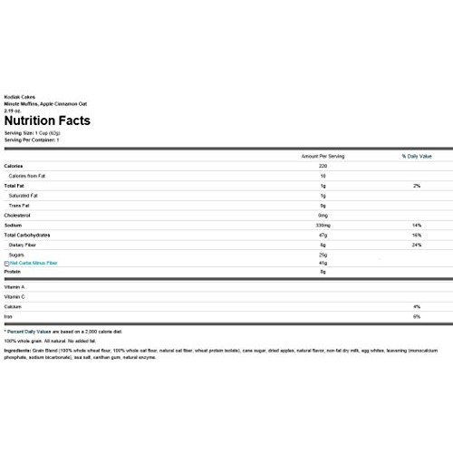 Kodiak Cakes Minute Muffins, 2Oz