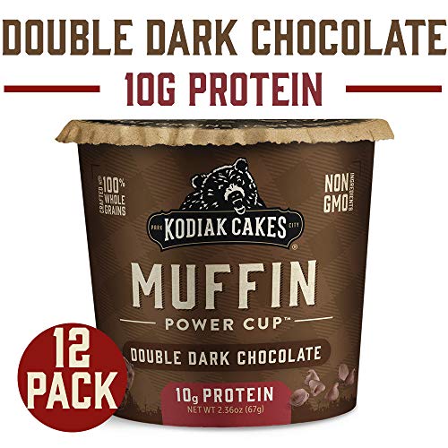 Kodiak Cakes Minute Muffins, Double Dark Chocolate, 2.36 Ounce