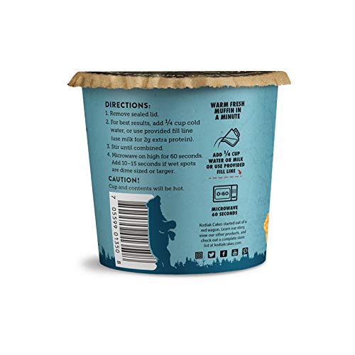 Kodiak Cakes Minute Muffins Protein Snack, Almond Poppy Seed, 2.